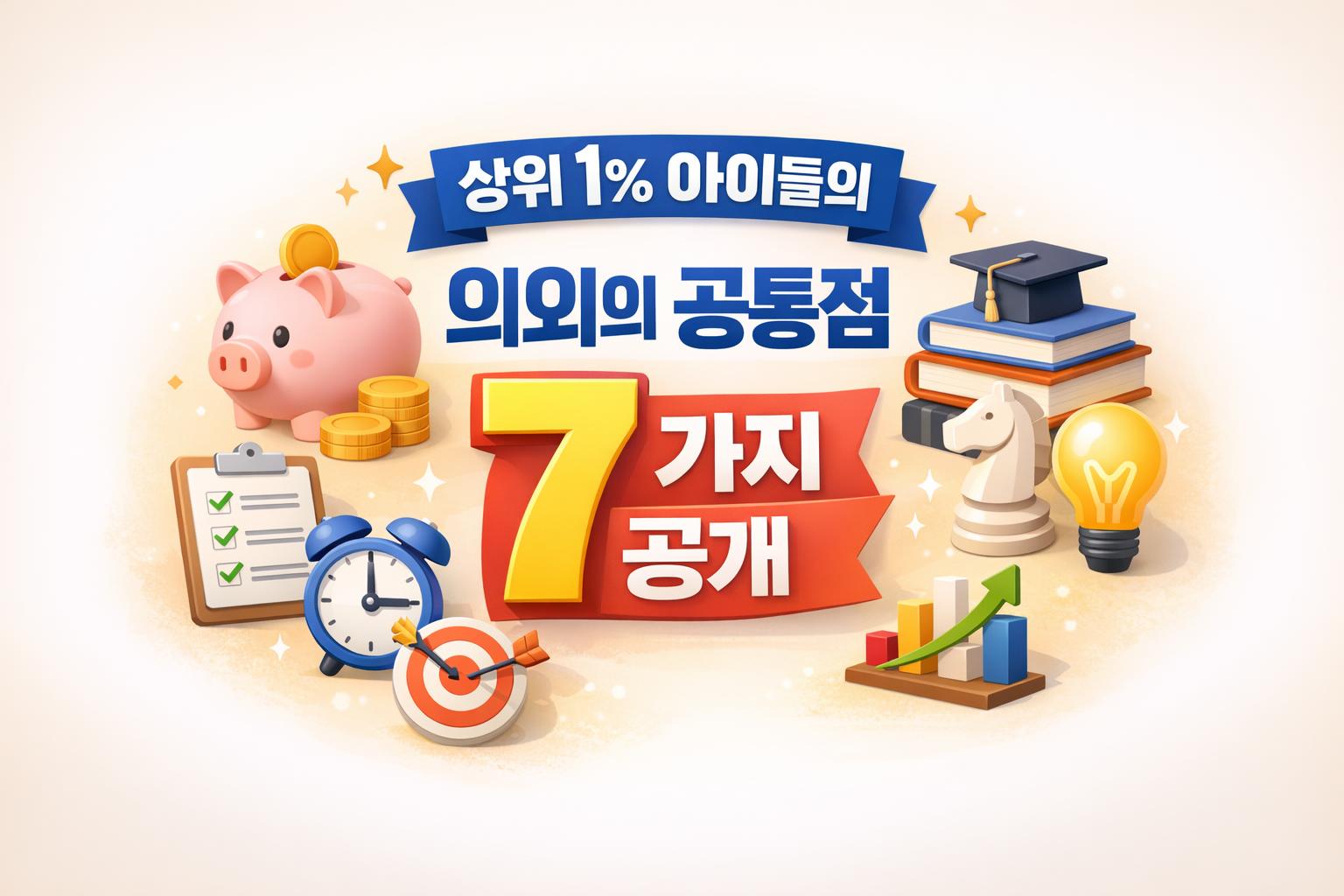 상위 1% 아이들의 의외의 공통점 7가지 공개
